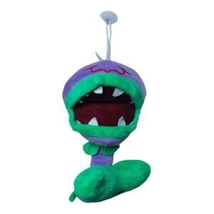 Plants vs Zombies Chomper Plush Toy Open Mouth PvZ 8" [No Tags]